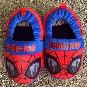 Toddler Spider-Man Slippers - Medium (7/8)